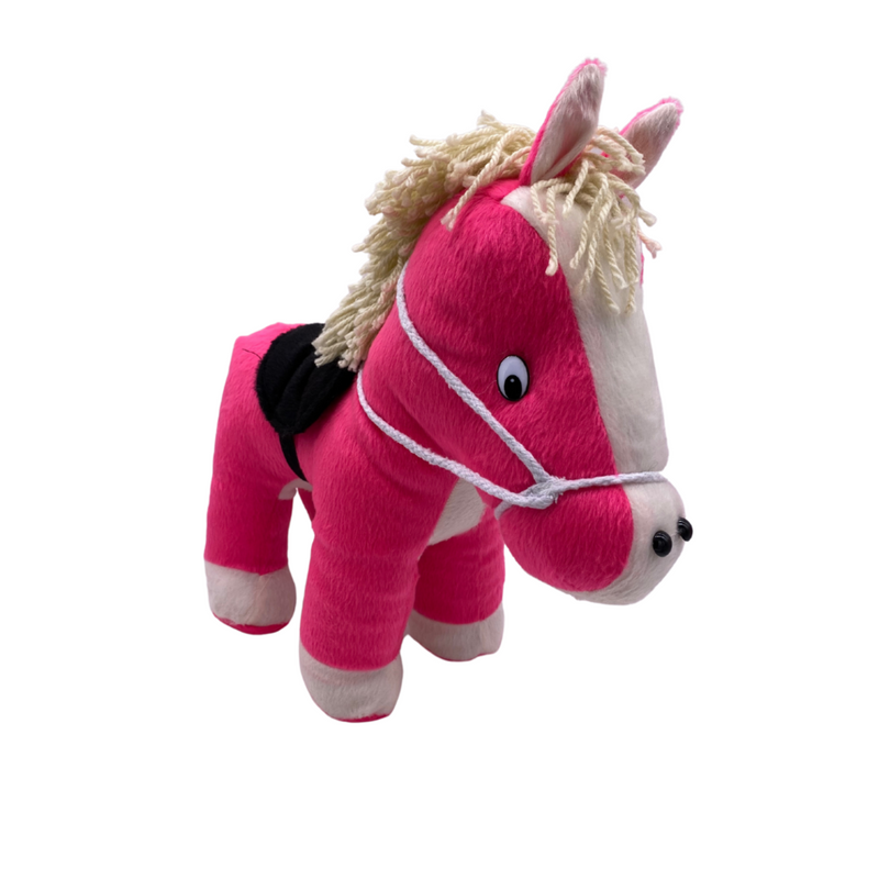 Cavalo De Pelucia Rosa Pink