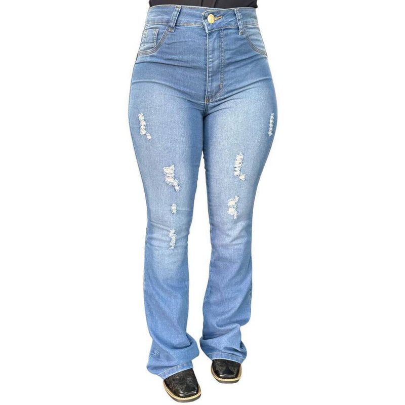 Calça Feminina Faraya Jeans Claro Ref.534