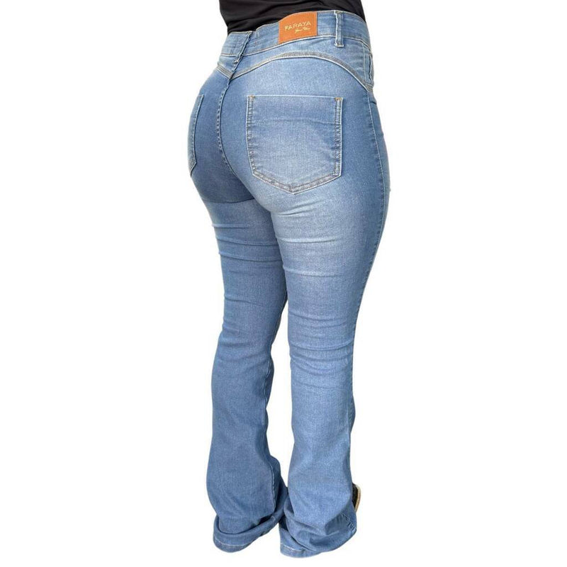 Calça Feminina Faraya Jeans Claro Ref.534