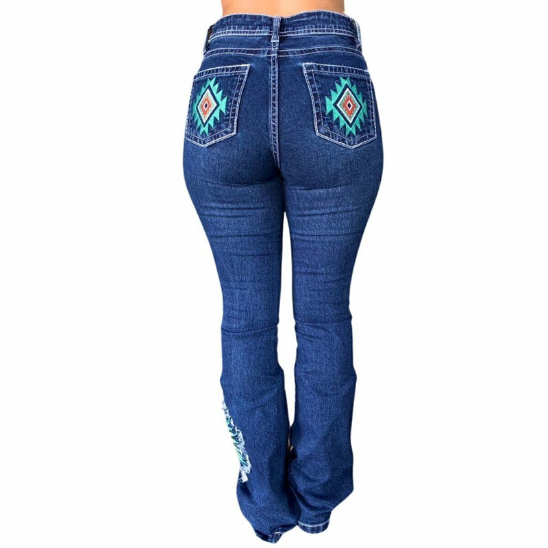 Calça Jeans Feminina All Western Cocar