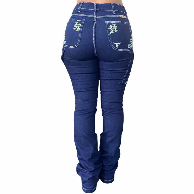 Calça Fem Tex Team Carpinteira Bordada Verde