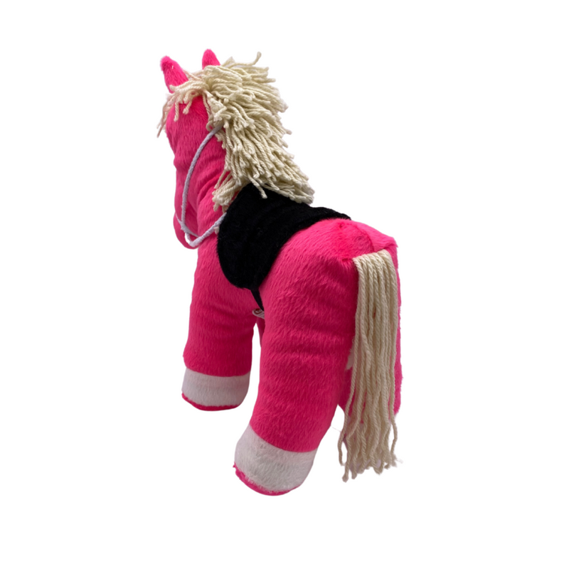 Cavalo De Pelucia Rosa Pink