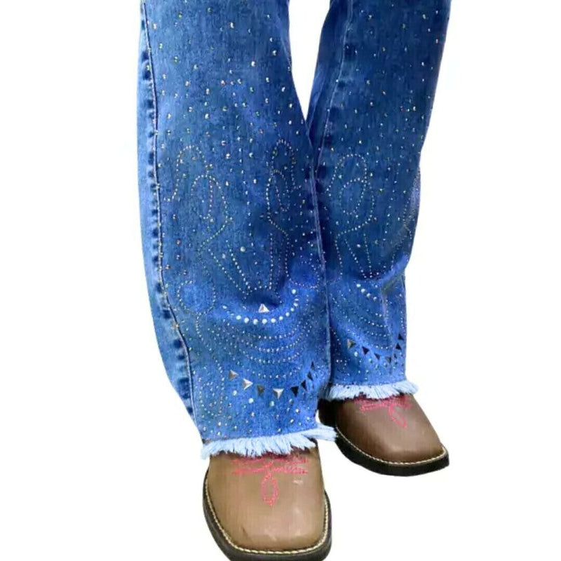 Calça Fem Tex Team Violão Marmorizada Brilho