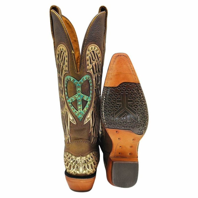 Bota Texana Feminina Goyazes Dallas Tabaco