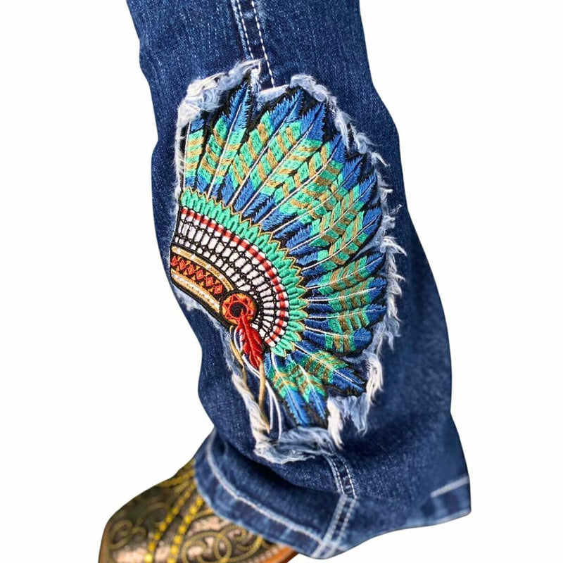 Calça Jeans Feminina All Western Cocar