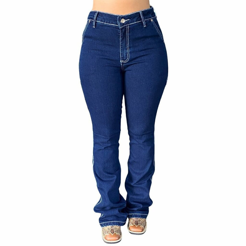 Calça Tex Team Carpinteira Costura Branca
