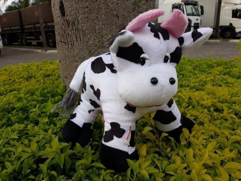 Vaquinha De Pelúcia Holandesa