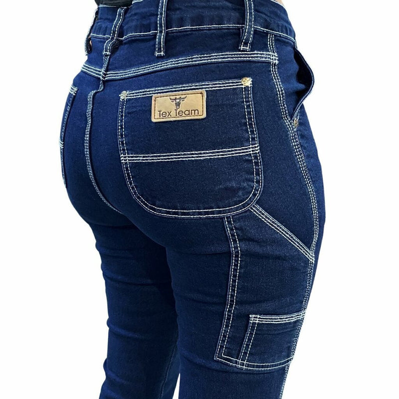 Calça Tex Team Carpinteira Costura Branca
