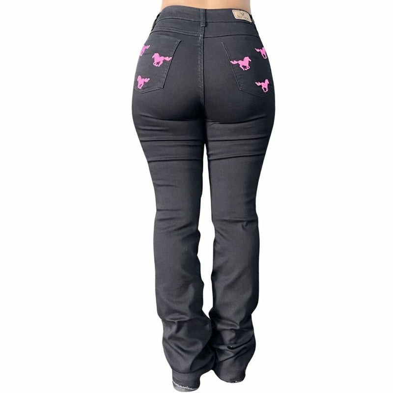 Calça Feminina Tex Team Cavalinho Rosa