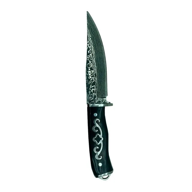 BotaFaca Padroeira
                                    - Couro Crazy Horse Nescau | Bordado Azul e Bege