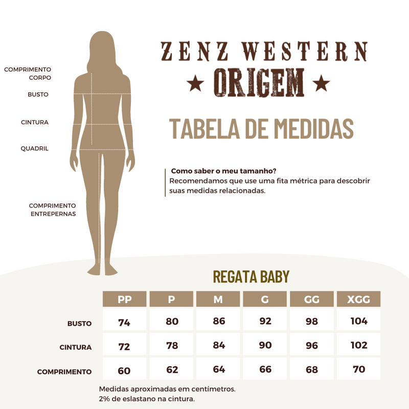 Regata Feminina Zenz Origem Baby